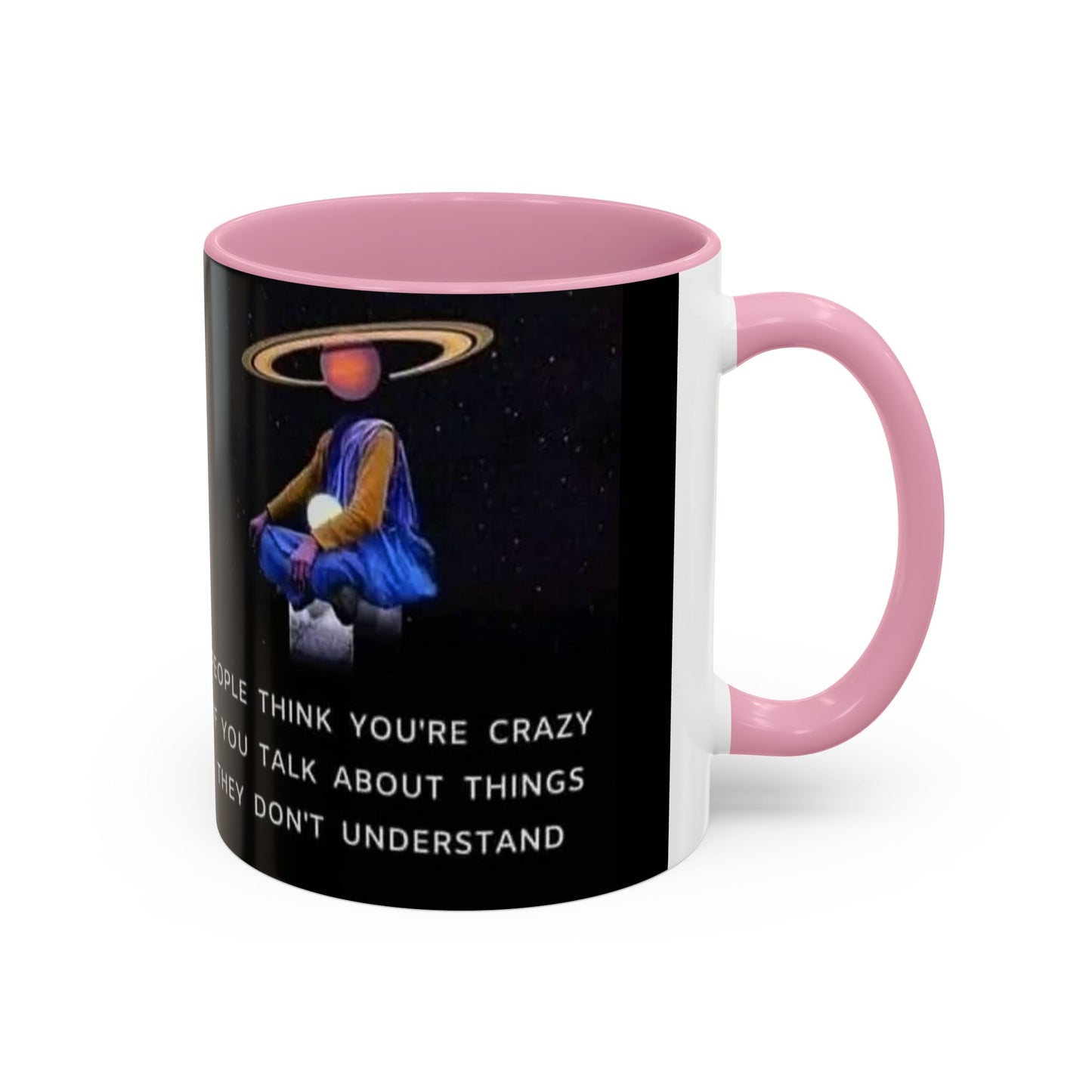 Cosmic Quote Mug | Unique Inspirational Coffee Cup, Gift for Science Lovers, Office Humor, Fun Ceramic Drinkware, Geeky Present