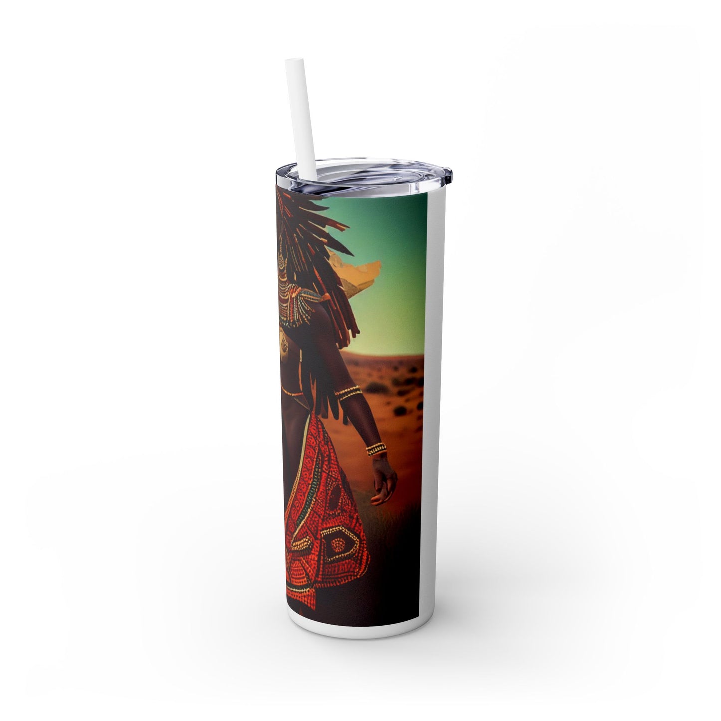 Skinny Tumbler with Straw, 20oz