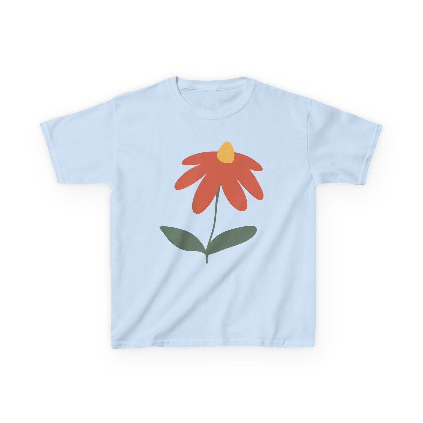 Kids Flower Power Tee - Playful Cotton T-Shirt for Summer Fun, Gift for Birthdays, Garden Parties, and Everyday Wear, Cute Kids Clothing