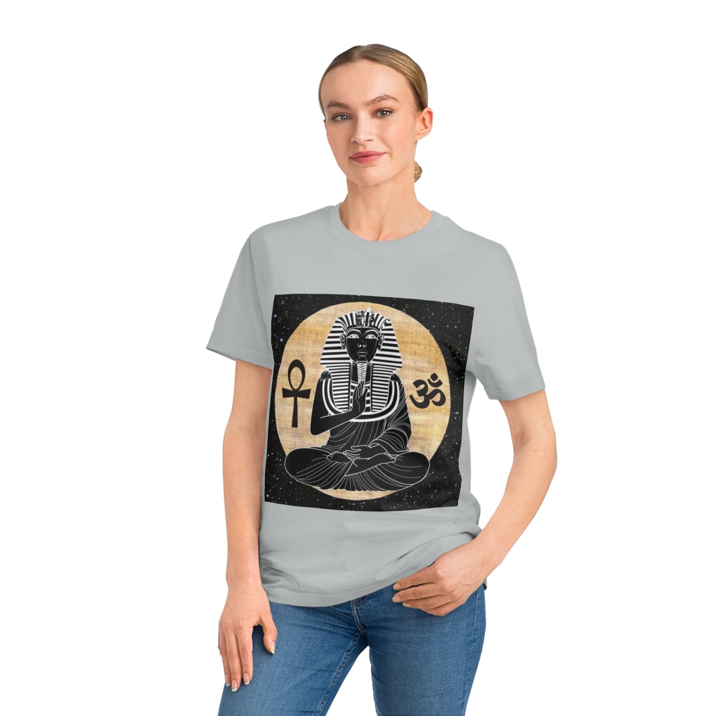 Vintage Spiritual Rocker T-Shirt, Unisex Graphic Tee, Boho Chic, Yoga Gift, Meditation Shirt, Music Lovers Apparel