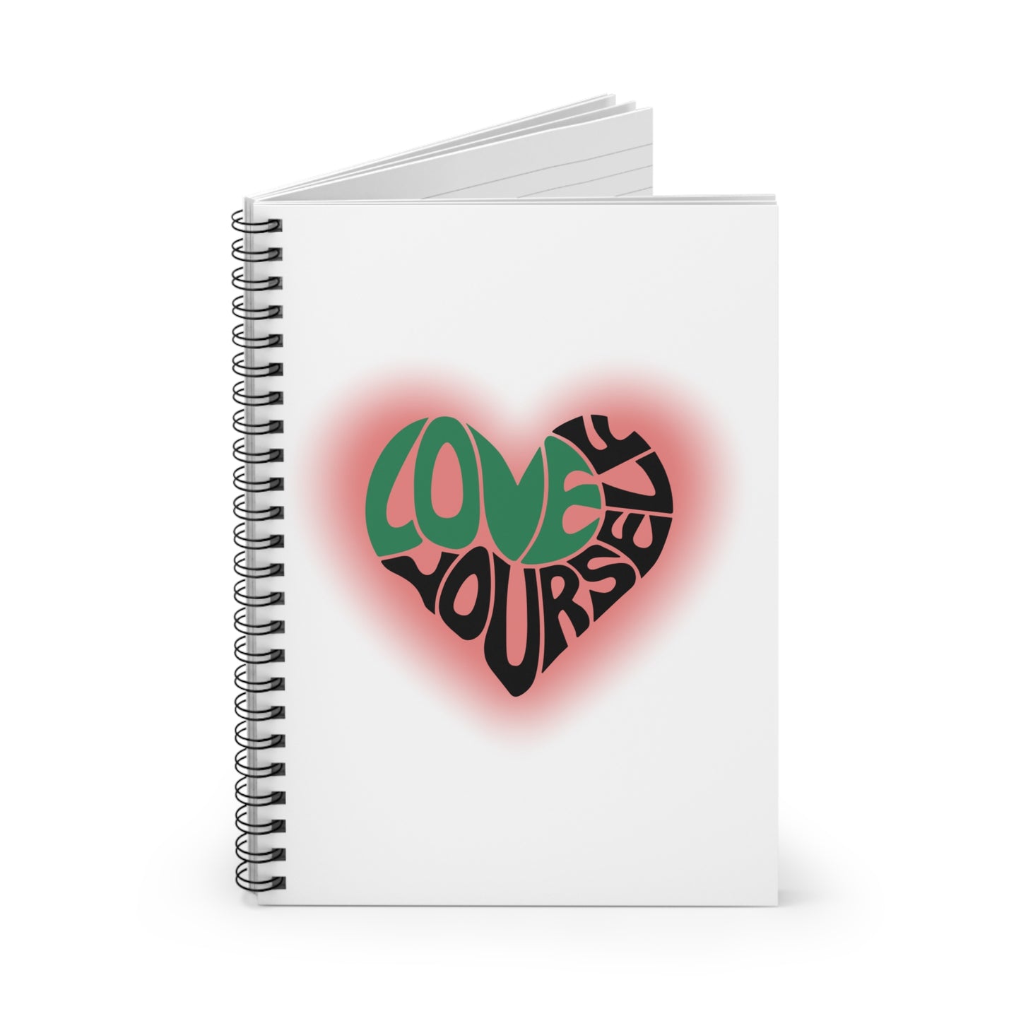 Love Yourself Spiral Notebook - Inspirational Ruled Journal for Self-Care & Motivation