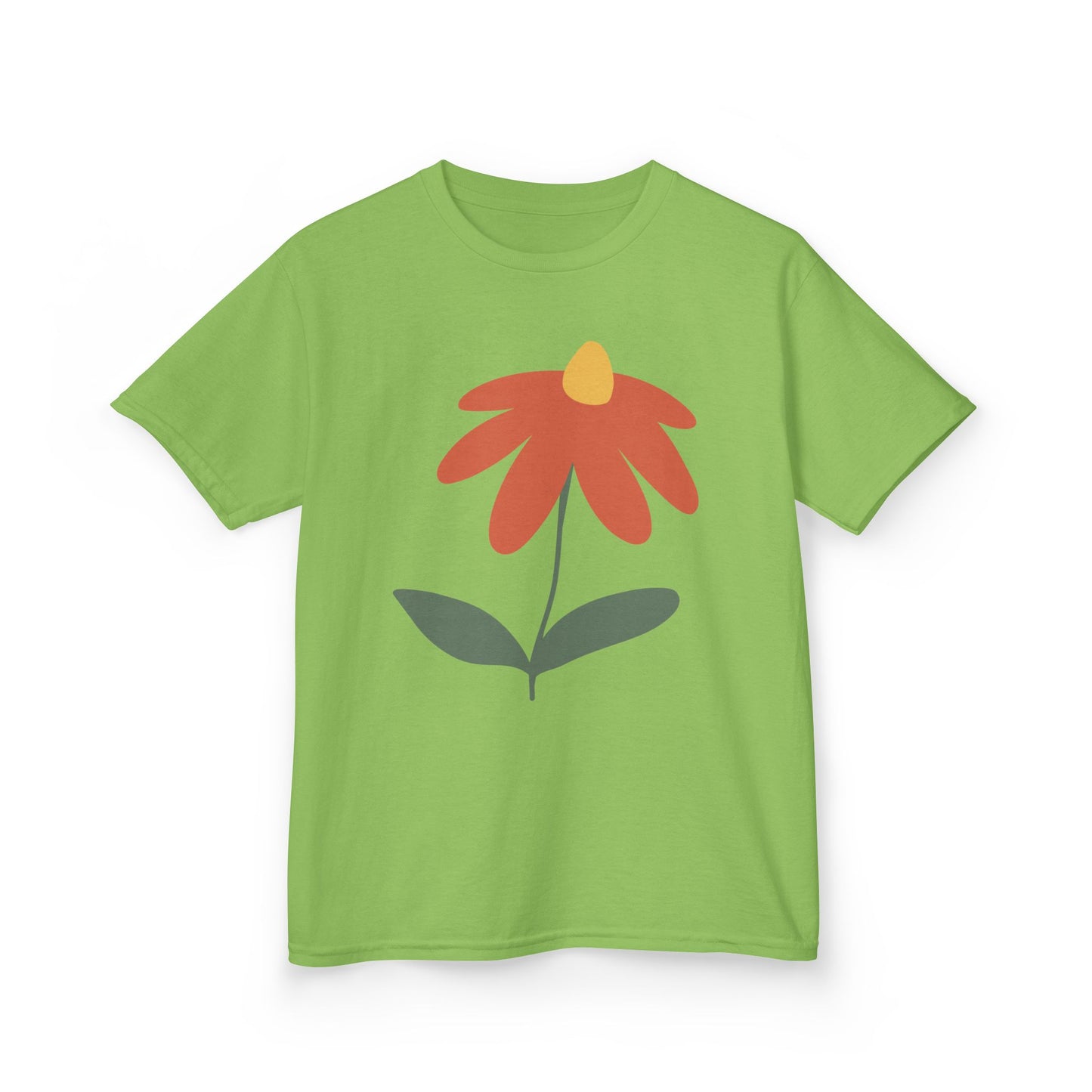 Kids Flower Power Tee - Playful Cotton T-Shirt for Summer Fun, Gift for Birthdays, Garden Parties, and Everyday Wear, Cute Kids Clothing