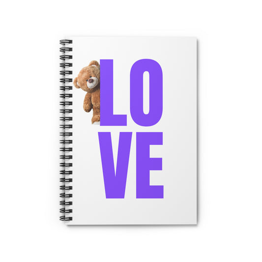 Love Bears Spiral Notebook - Perfect for Students and Gift-Givers