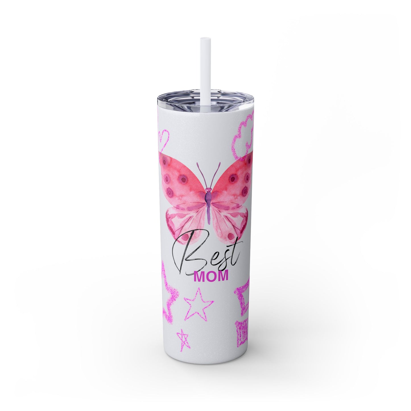 Skinny Tumbler with Straw, 20oz