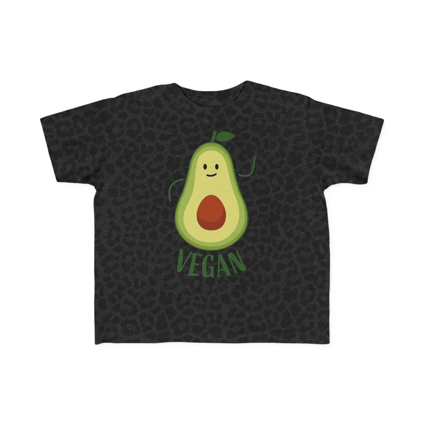 Cute Vegan Toddler Tee, Playful Avocado Shirt, Kid's Eco-Friendly T-Shirt, Gift for Vegan Families, Fun Everyday Wear