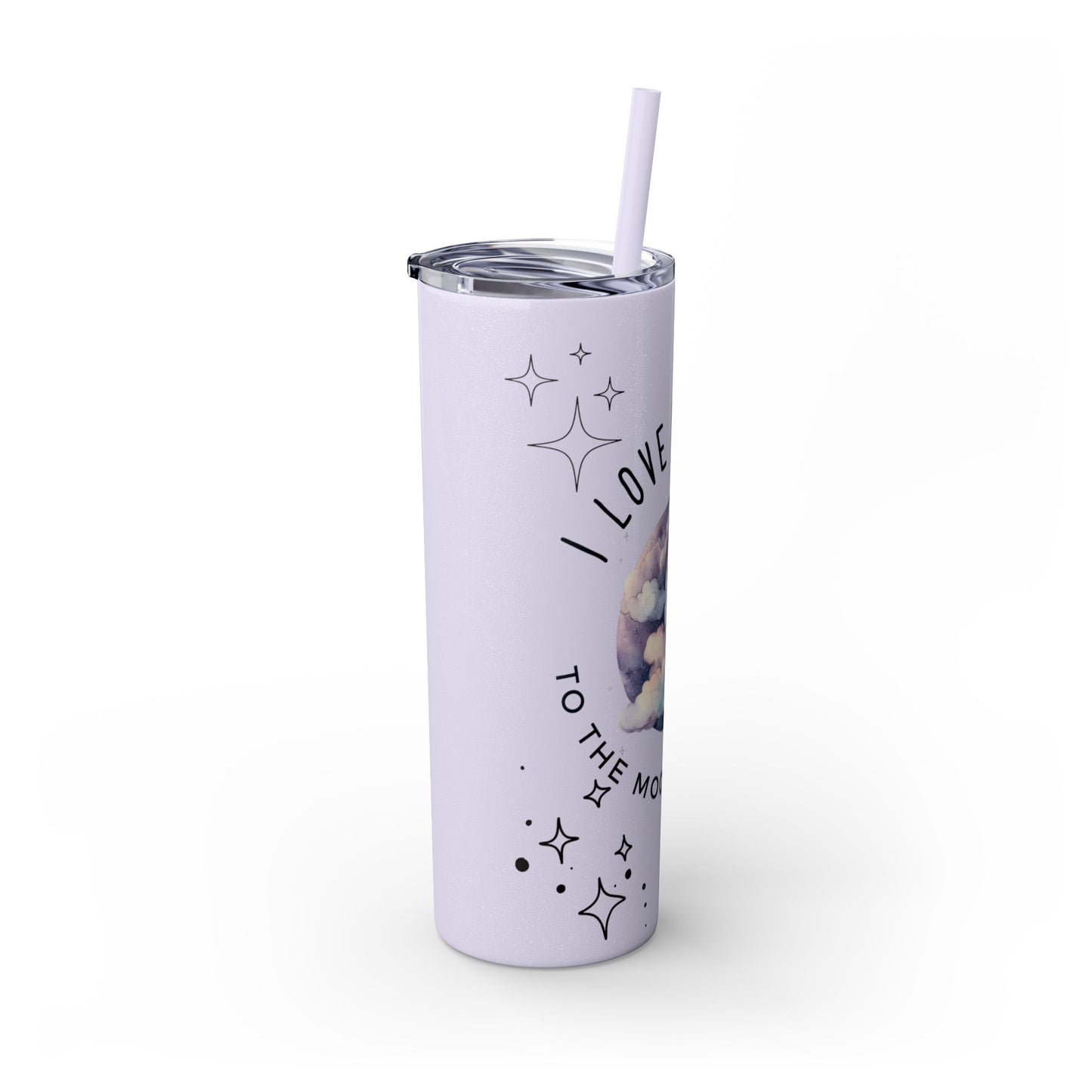 Skinny Tumbler with Straw, 20oz