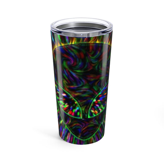 Colorful Alien Design 20oz Tumbler - Perfect for UFO Enthusiasts