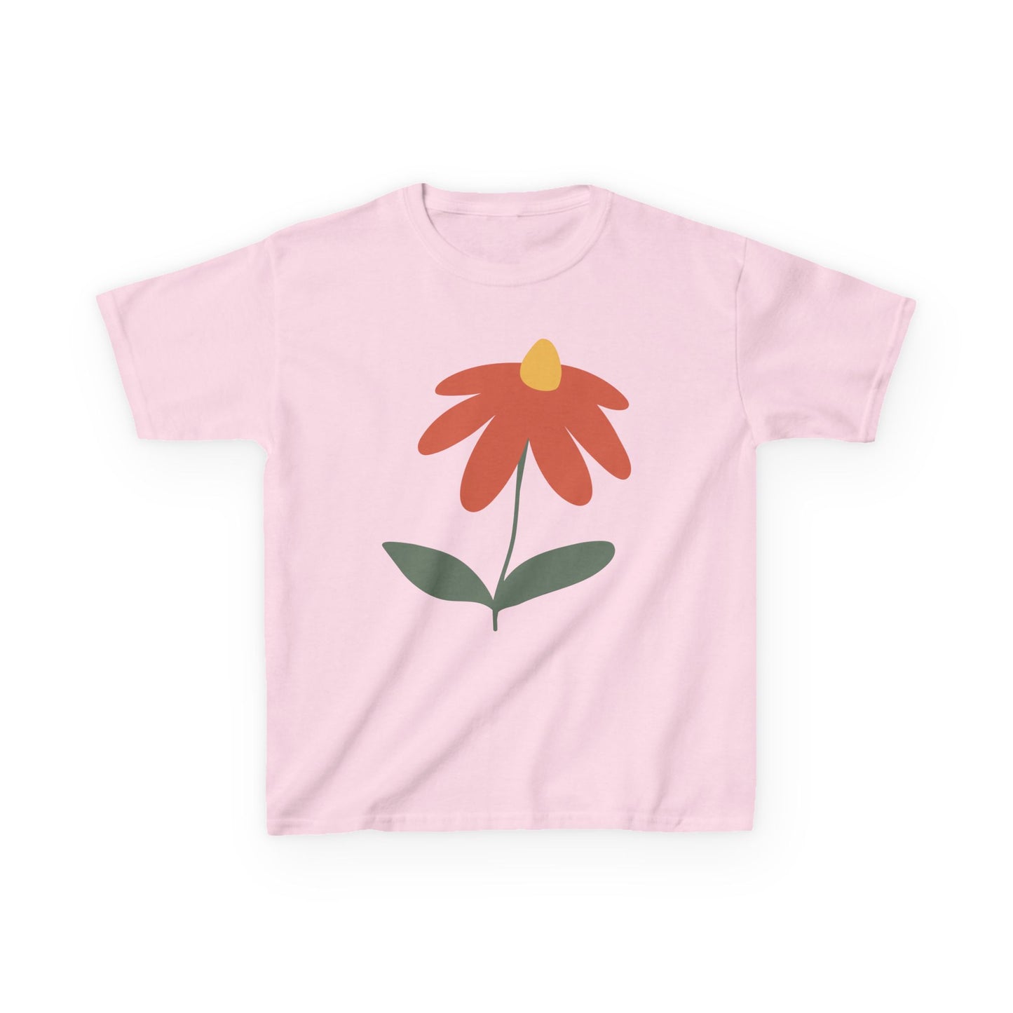 Kids Flower Power Tee - Playful Cotton T-Shirt for Summer Fun, Gift for Birthdays, Garden Parties, and Everyday Wear, Cute Kids Clothing