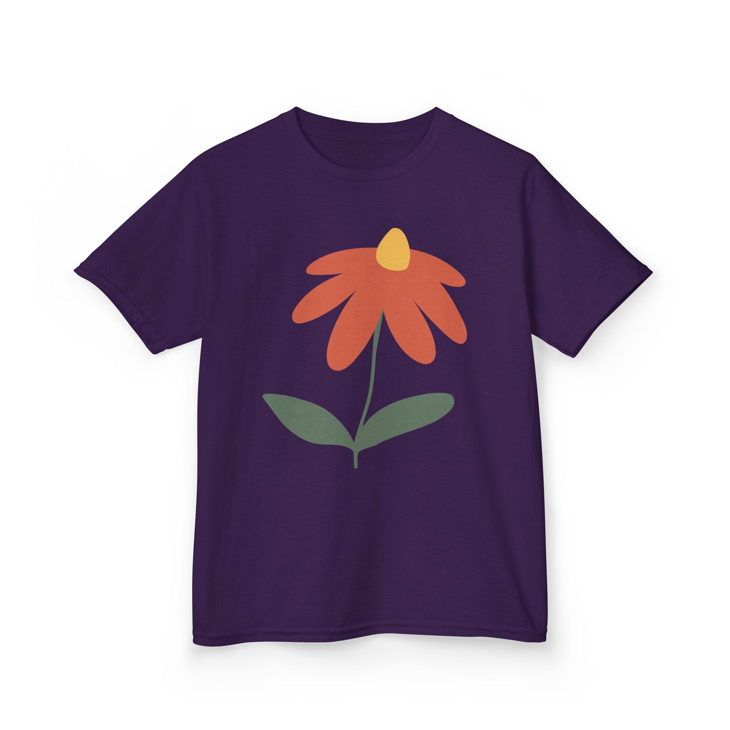 Kids Flower Power Tee - Playful Cotton T-Shirt for Summer Fun, Gift for Birthdays, Garden Parties, and Everyday Wear, Cute Kids Clothing