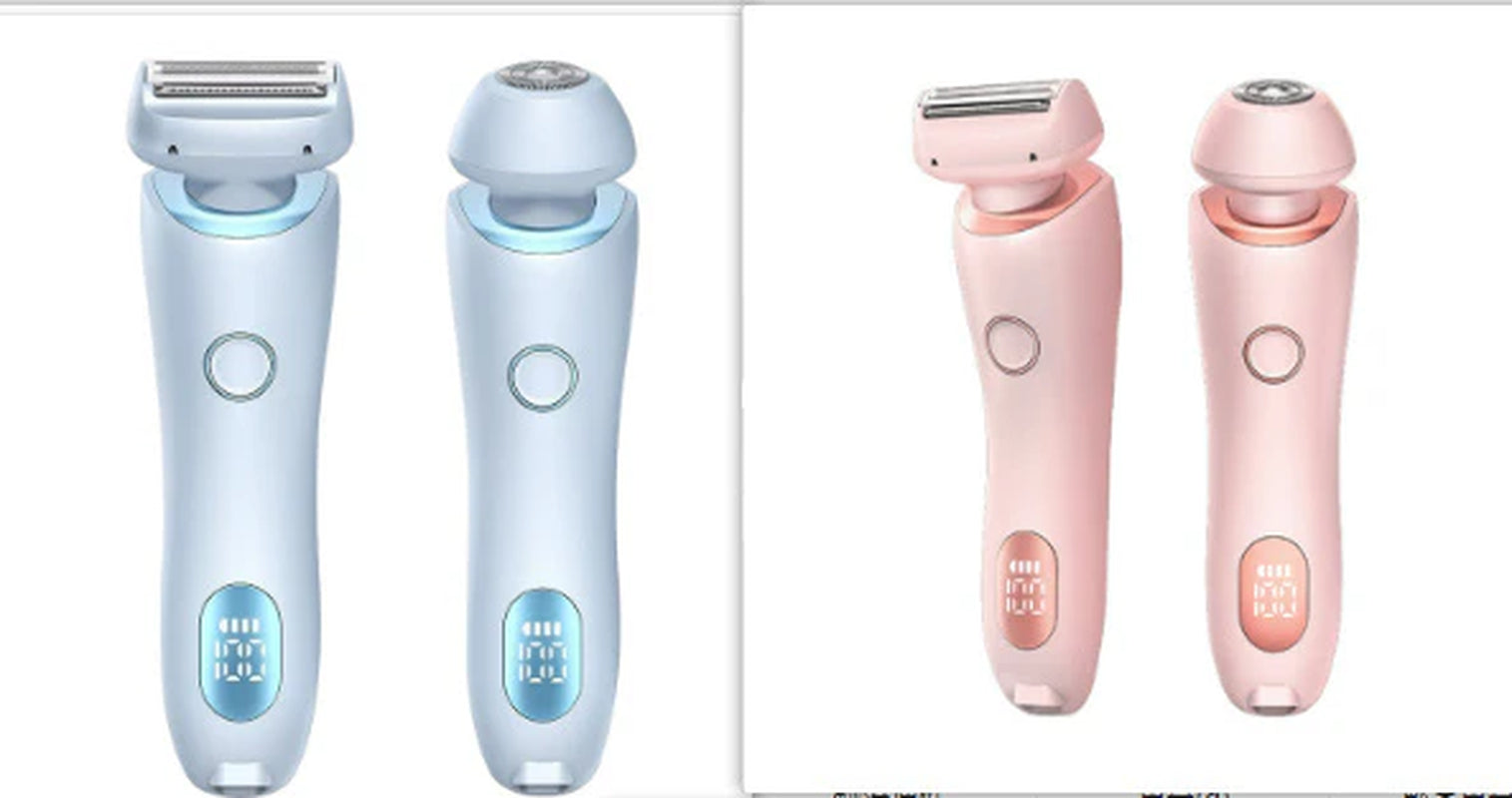 “2-In-1 USB Rechargeable Hair Remover & Epilator – Smooth Shave for Face, Body, and Bikini”