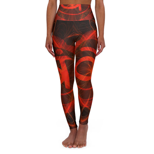 High Waisted Yoga Leggings (AOP)