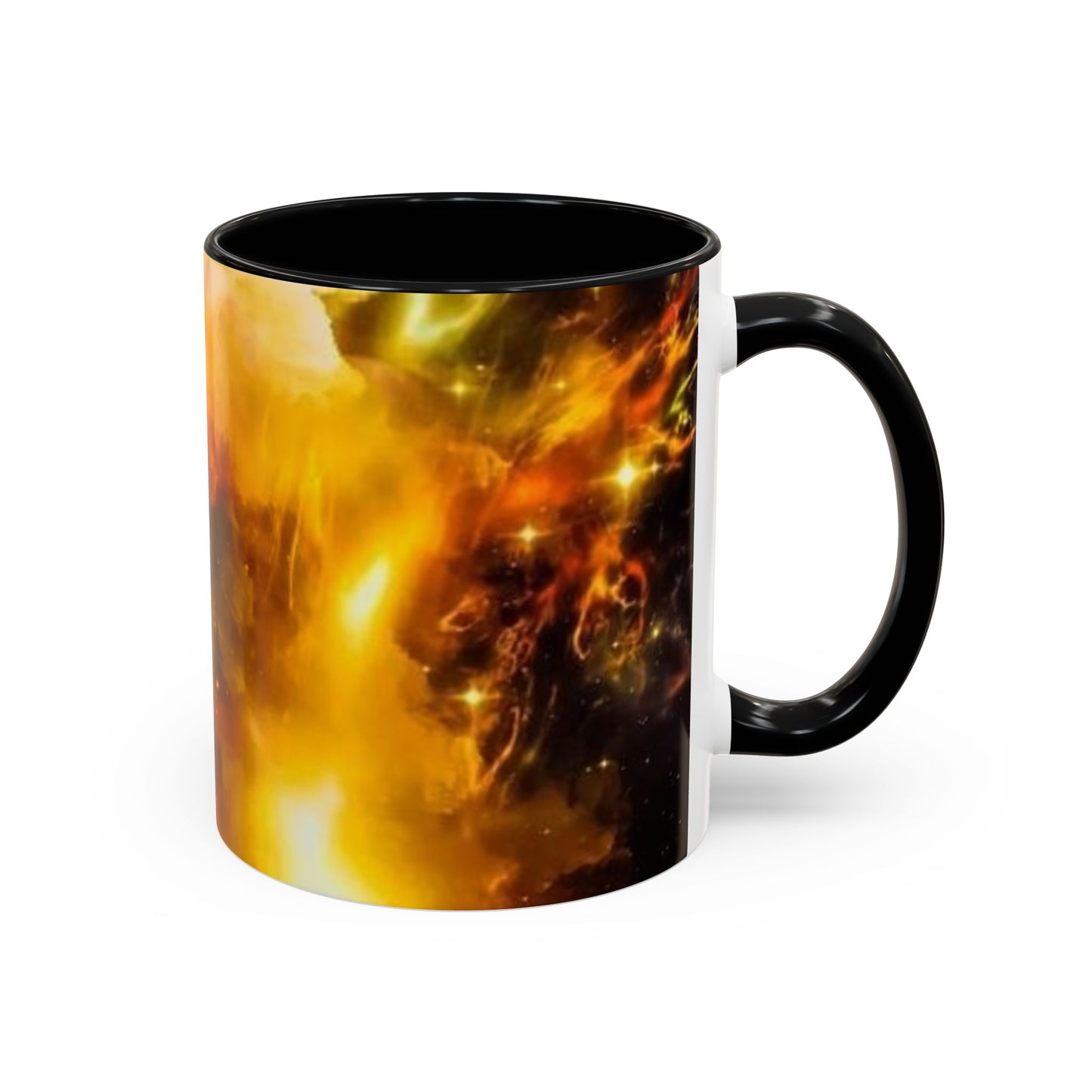 Cosmic Vibe Coffee Mug, Galaxy Ceramic Cup, Space Lover Gift, Celestial Art Mug, 11oz and 15oz Sizes