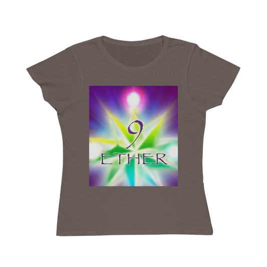 9 Ether Organic Women's T-Shirt | Spiritual Tee, Unique Gift, Casual Wear, Comfortable Top, Meditation Apparel