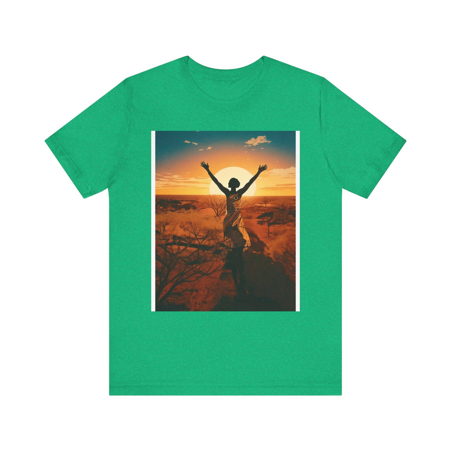 Sunset Freedom Unisex Tee - Inspirational Tee, Gift for Nature Lovers, Relaxed Fit T-Shirt, Motivational Apparel, Travel Inspired