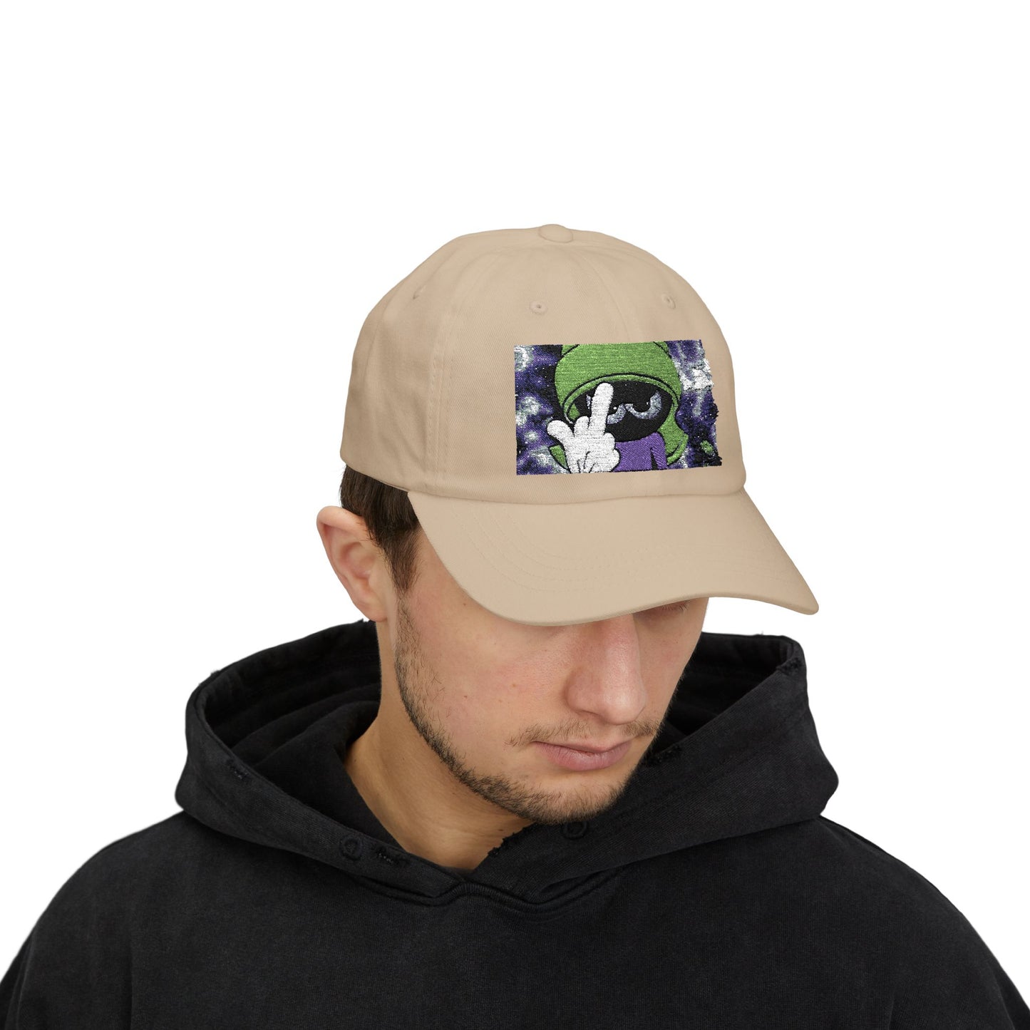 Galactic Vibe Classic Dad Cap with Marvin Design