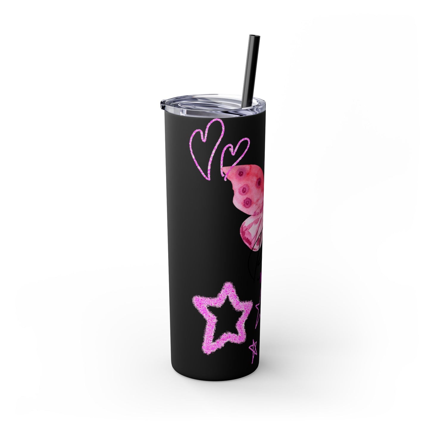 Skinny Tumbler with Straw, 20oz