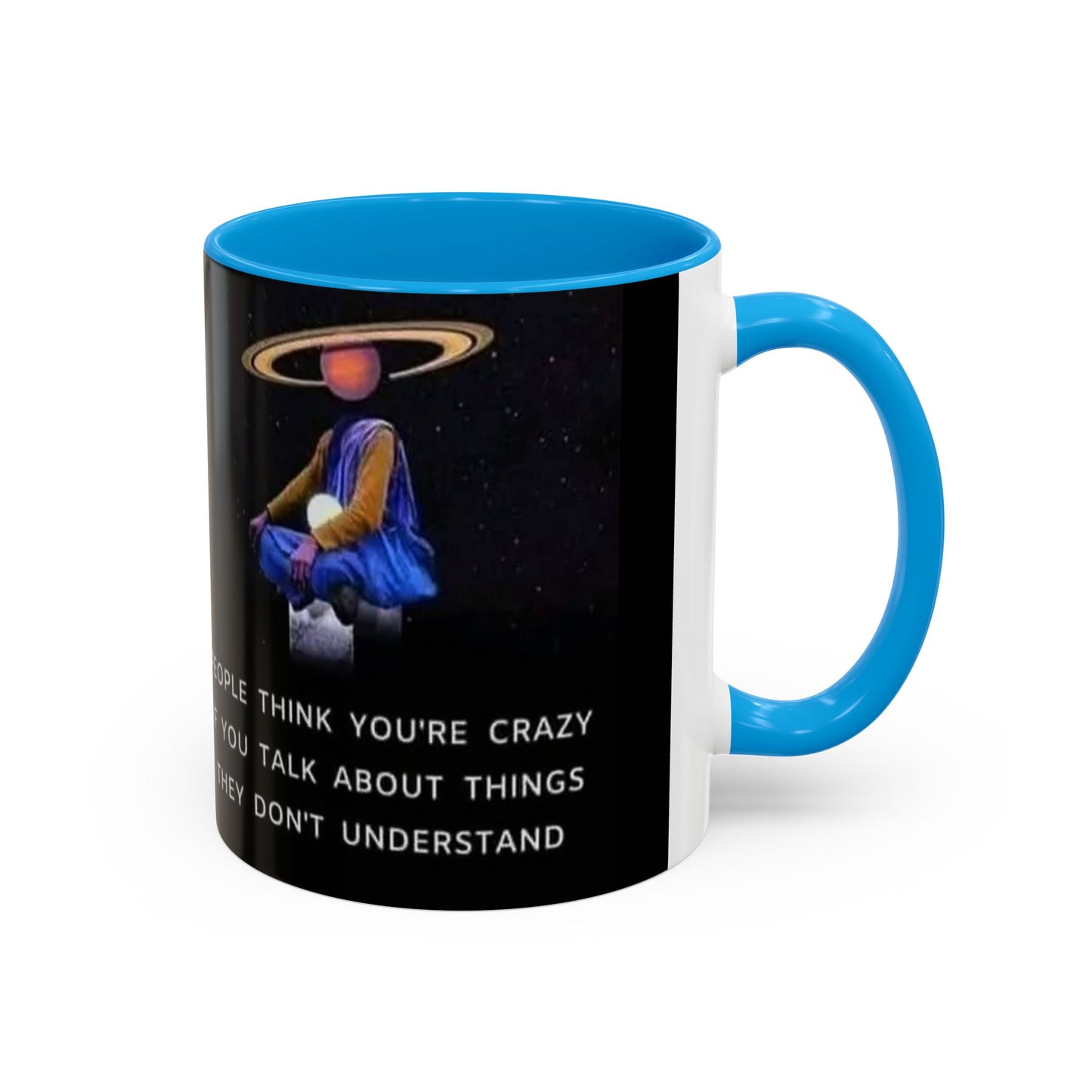 Cosmic Quote Mug | Unique Inspirational Coffee Cup, Gift for Science Lovers, Office Humor, Fun Ceramic Drinkware, Geeky Present