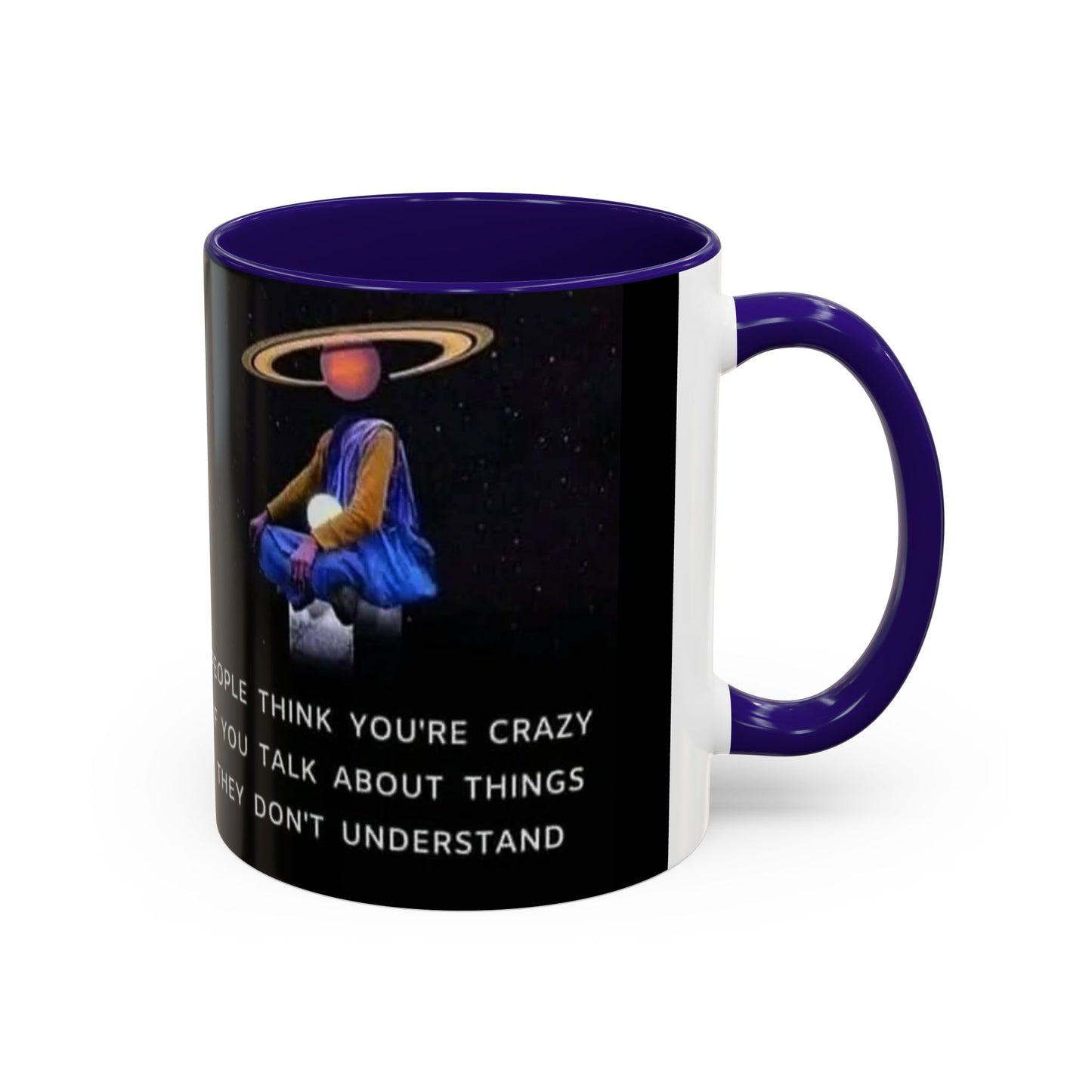 Cosmic Quote Mug | Unique Inspirational Coffee Cup, Gift for Science Lovers, Office Humor, Fun Ceramic Drinkware, Geeky Present