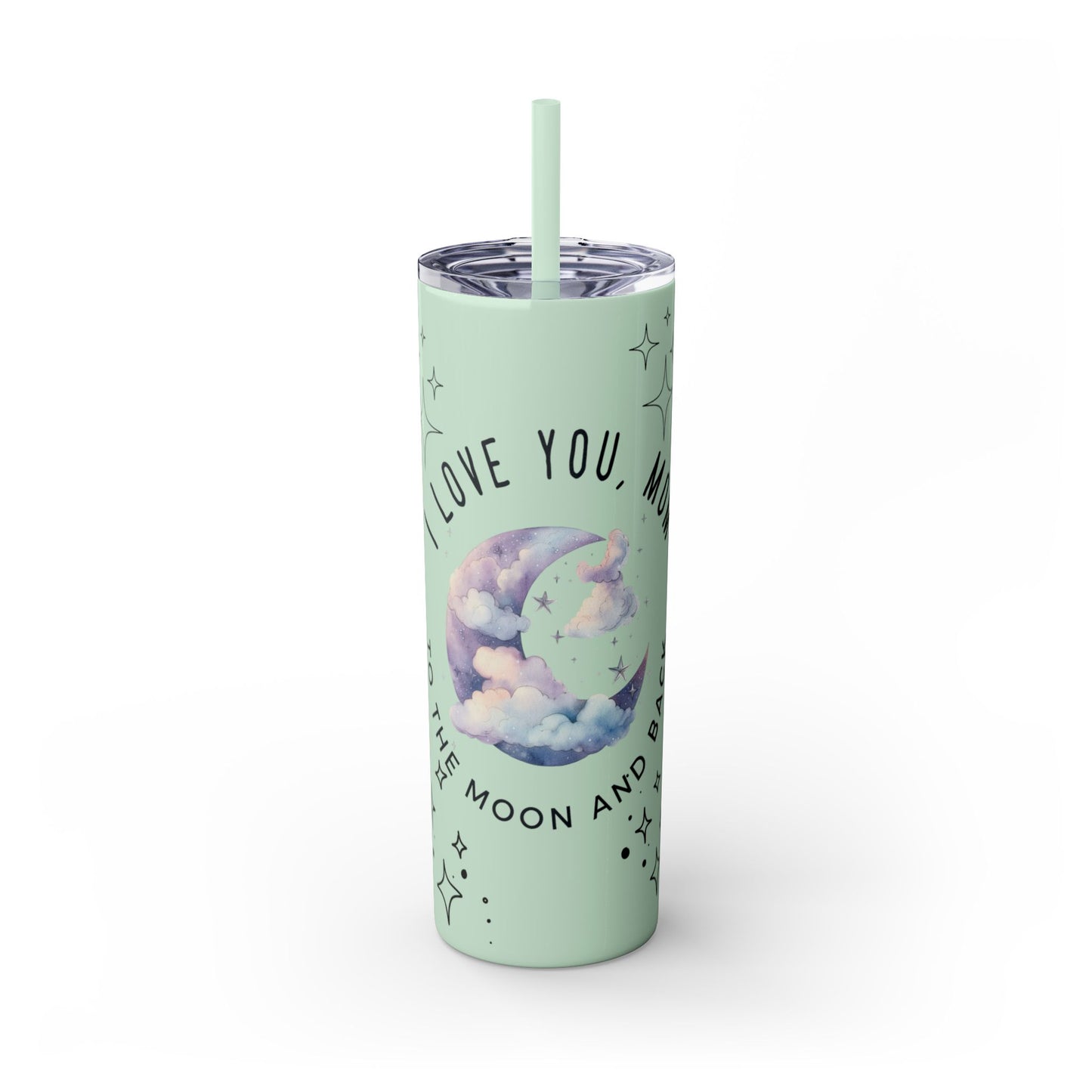 Skinny Tumbler with Straw, 20oz