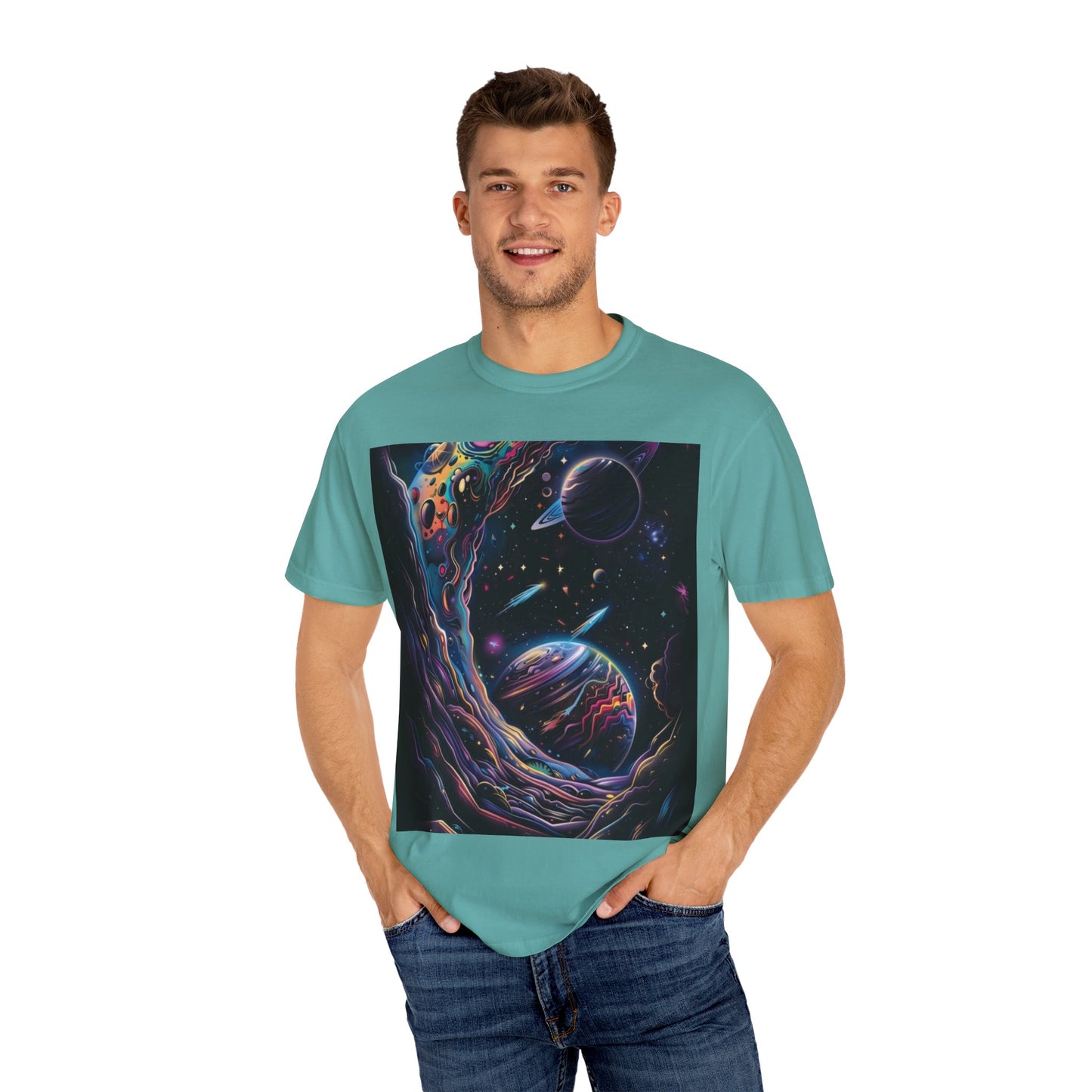 Alien Abduction Unisex T-Shirt, Funky Graphic Tee, Space Theme Shirt, Unique Gift for Sci-Fi Lovers, Perfect for Parties, UFO Enthusiasts