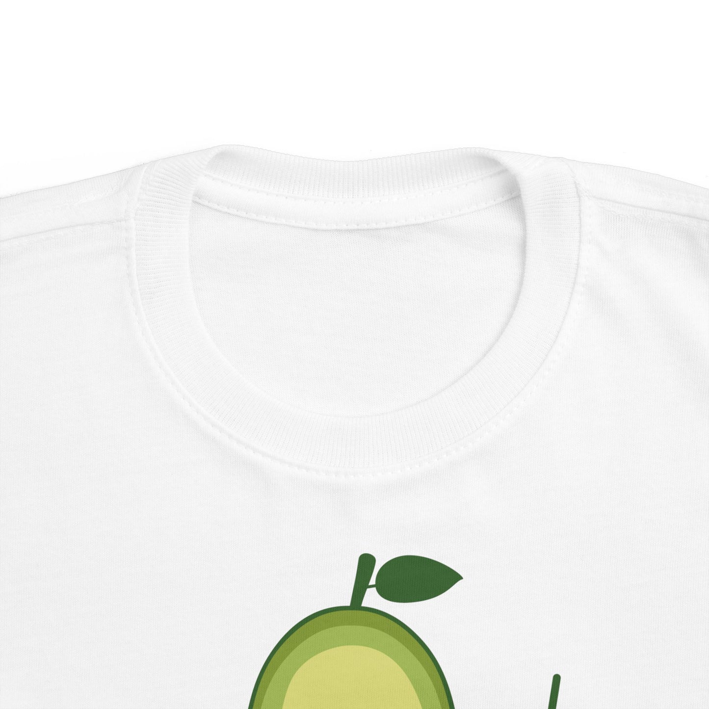 Cute Vegan Toddler Tee, Playful Avocado Shirt, Kid's Eco-Friendly T-Shirt, Gift for Vegan Families, Fun Everyday Wear