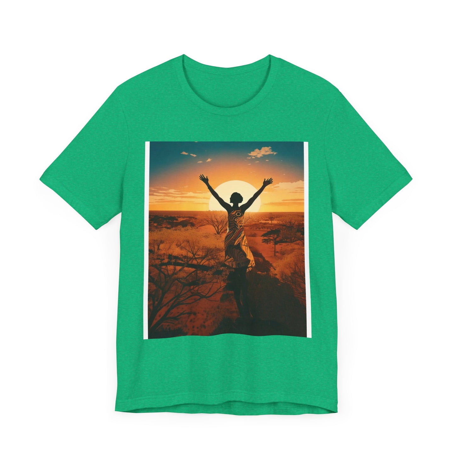 Sunset Freedom Unisex Tee - Inspirational Tee, Gift for Nature Lovers, Relaxed Fit T-Shirt, Motivational Apparel, Travel Inspired