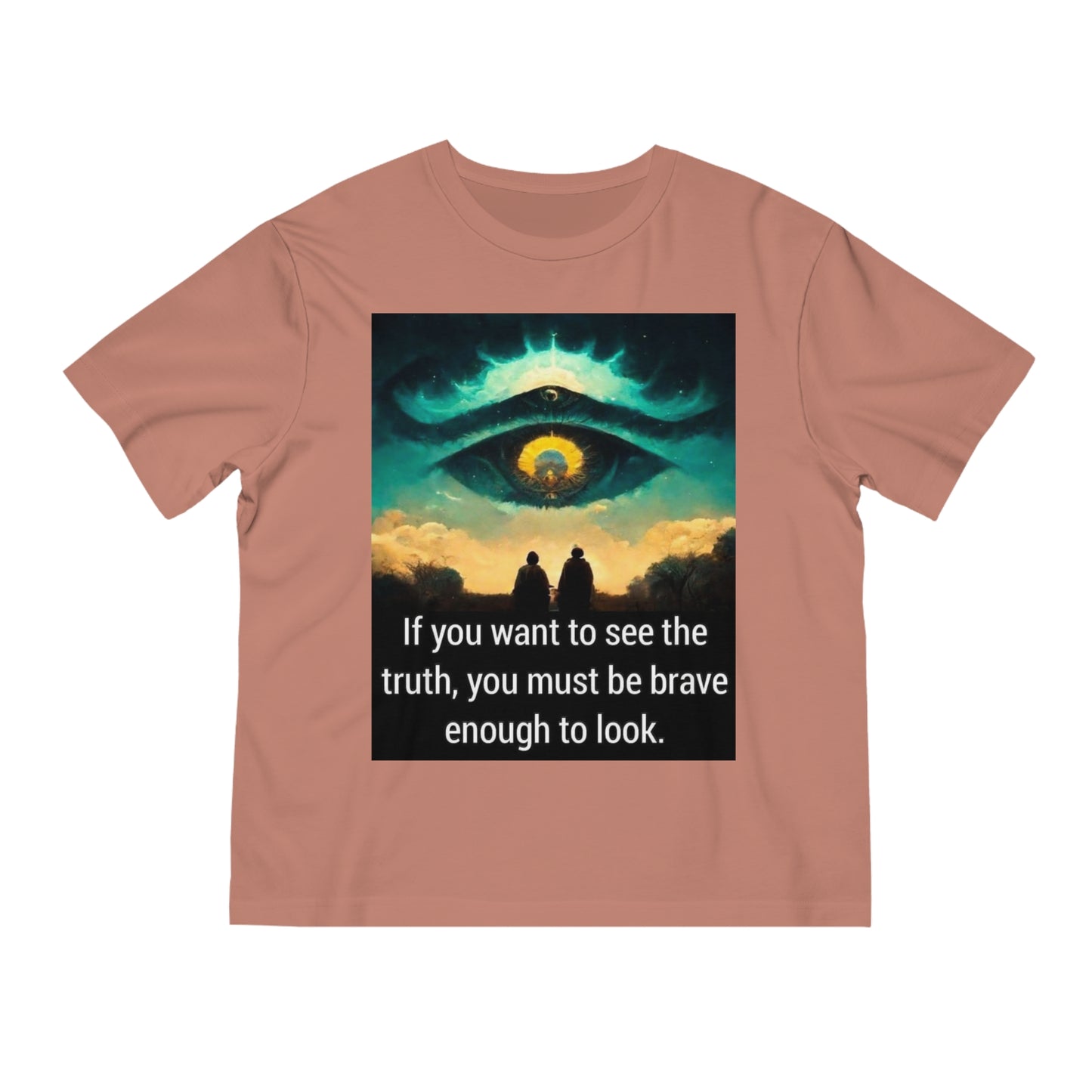 Unisex Graphic T-Shirt - Inspirational Quote Tee, Perfect for Meditation, Gift for Truth Seekers, Spiritual Awakening, Casual Wear