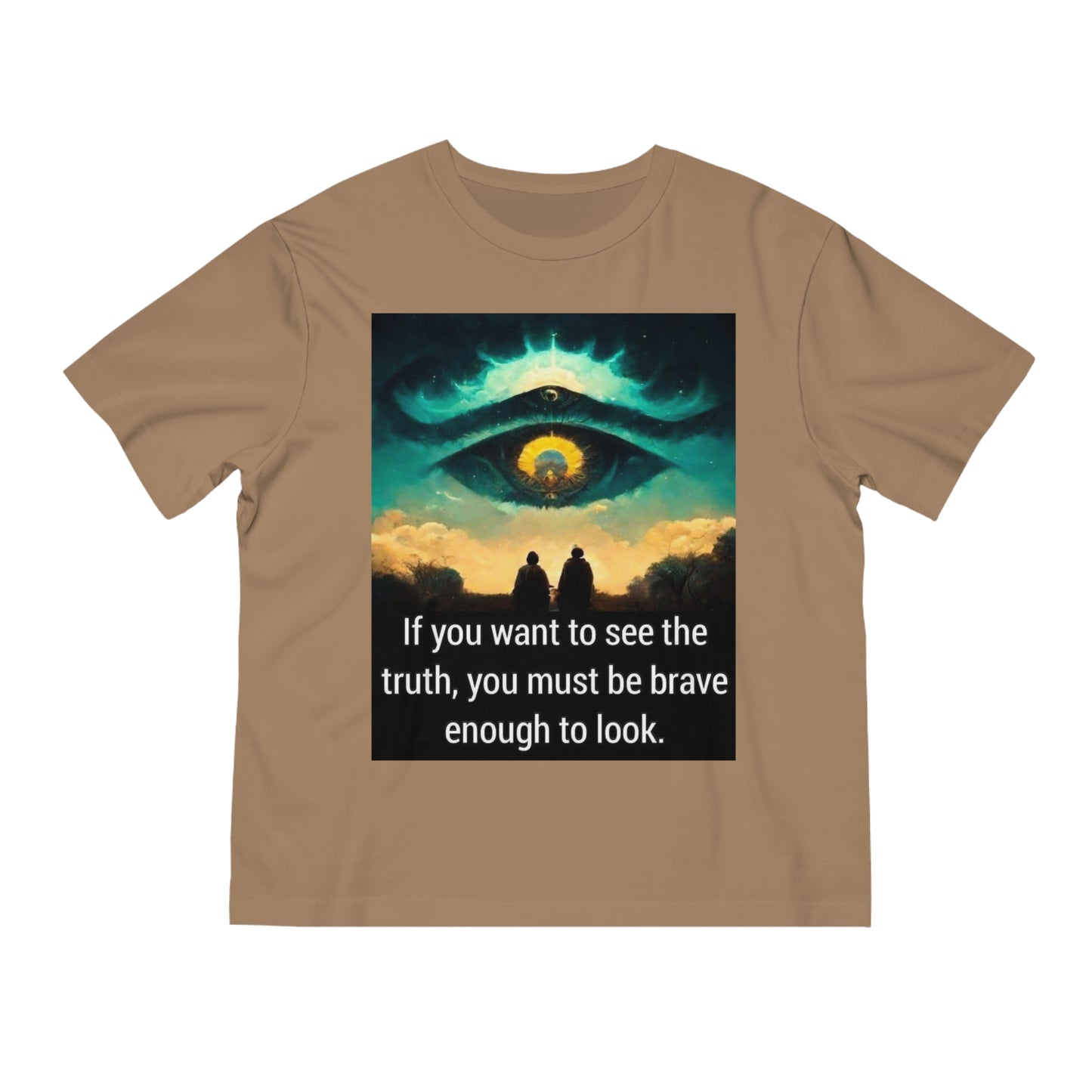 Unisex Graphic T-Shirt - Inspirational Quote Tee, Perfect for Meditation, Gift for Truth Seekers, Spiritual Awakening, Casual Wear