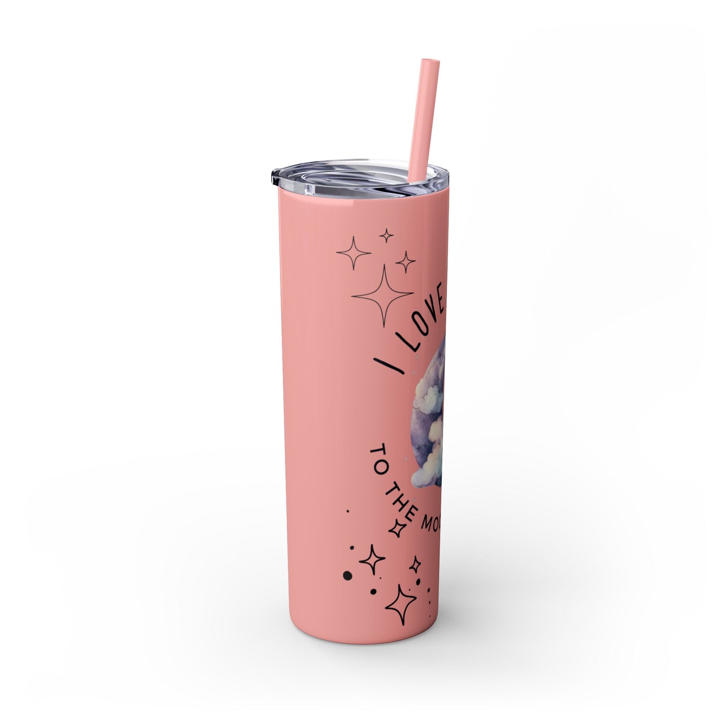 Skinny Tumbler with Straw, 20oz