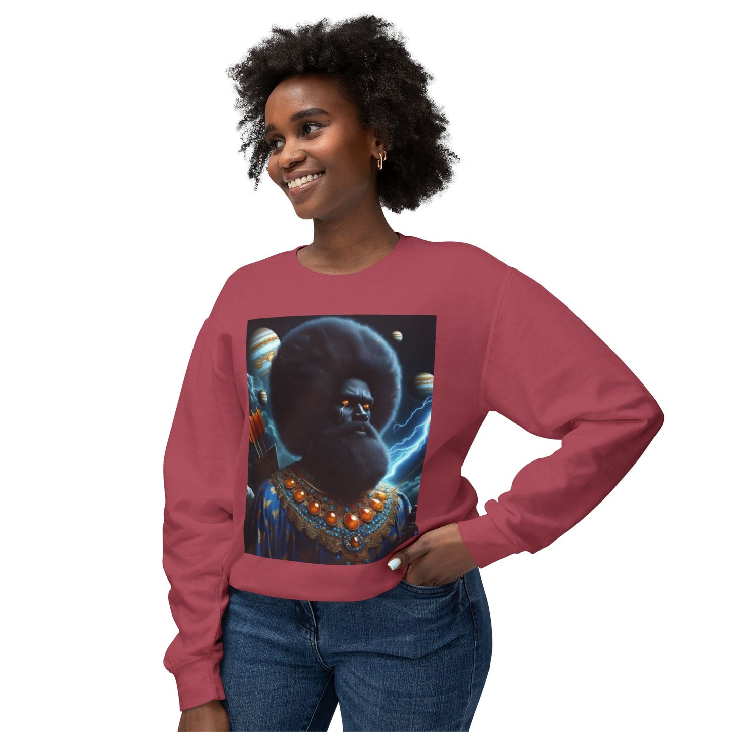 Unisex Lightweight Crewneck Sweatshirt