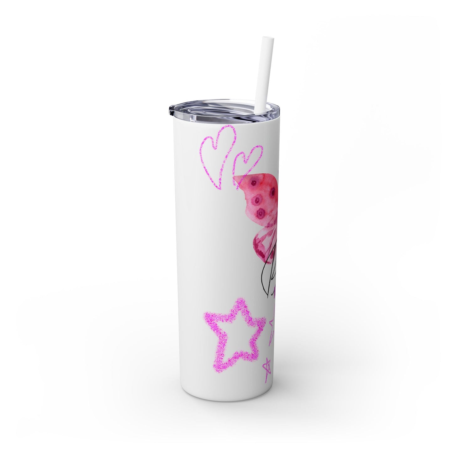 Skinny Tumbler with Straw, 20oz