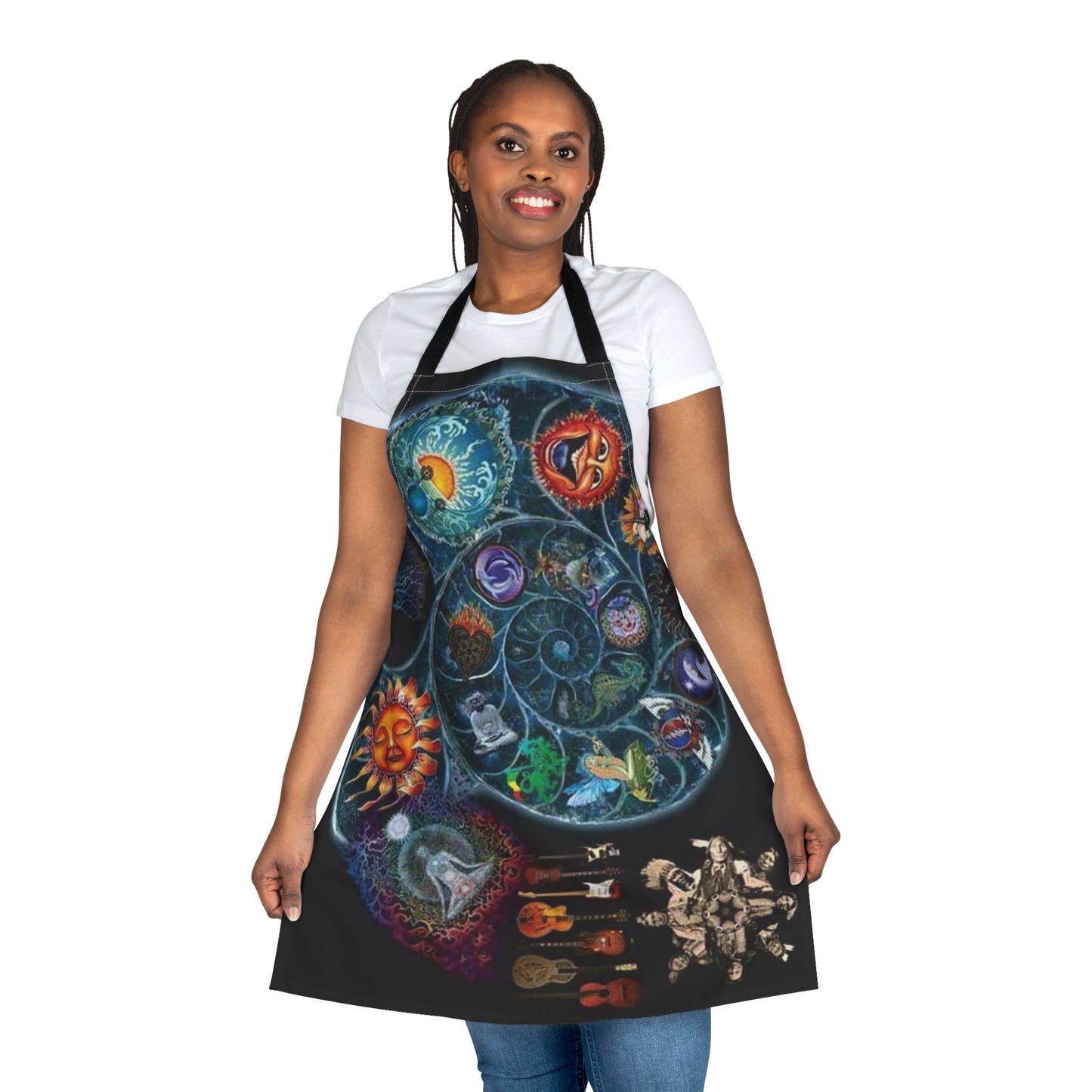 Apron, 5-Color Straps (AOP)