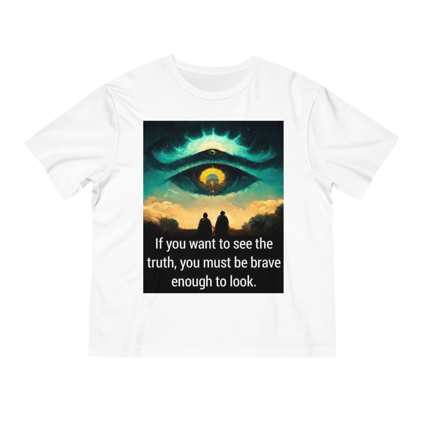 Unisex Graphic T-Shirt - Inspirational Quote Tee, Perfect for Meditation, Gift for Truth Seekers, Spiritual Awakening, Casual Wear