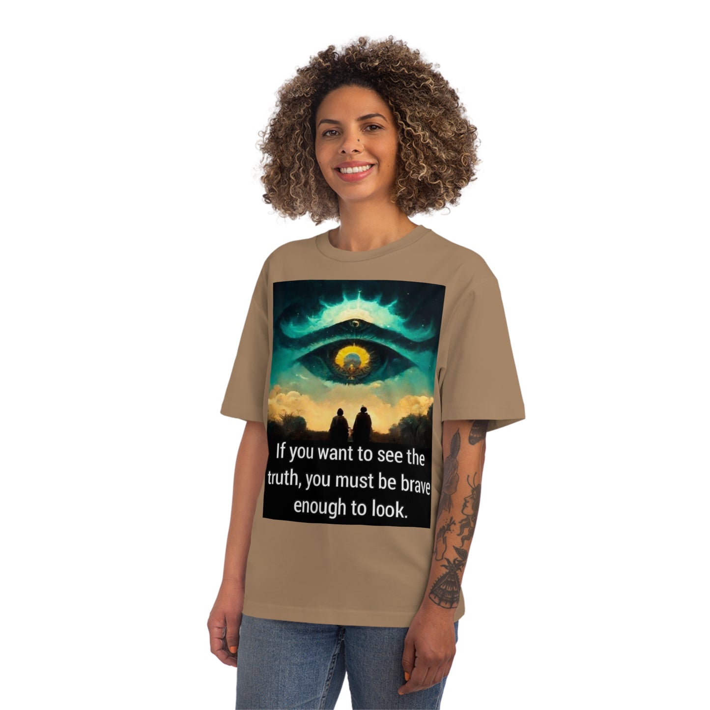 Unisex Graphic T-Shirt - Inspirational Quote Tee, Perfect for Meditation, Gift for Truth Seekers, Spiritual Awakening, Casual Wear